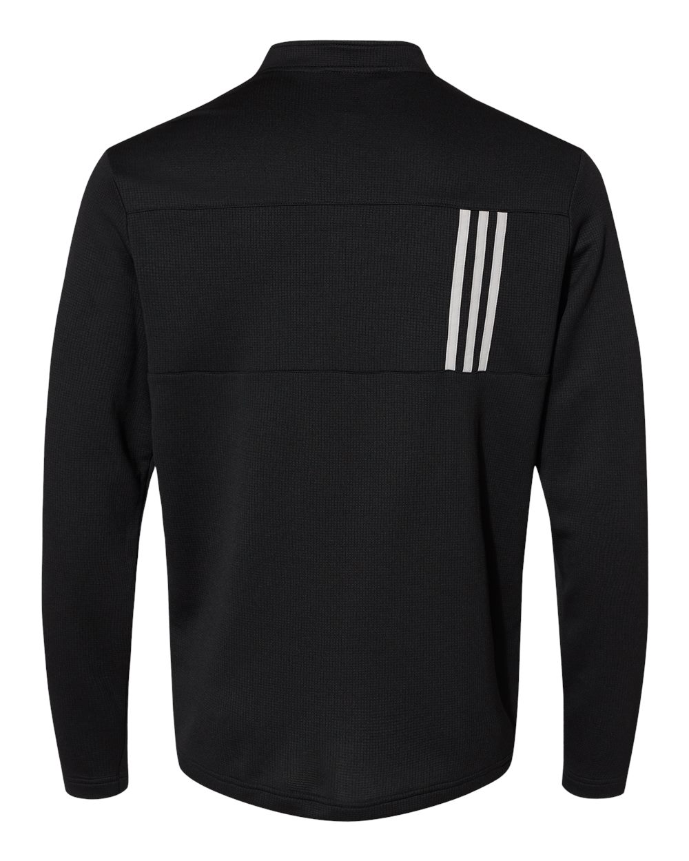 THS- Adidas 3-Stripes Double Knit Quarter-Zip Pullover