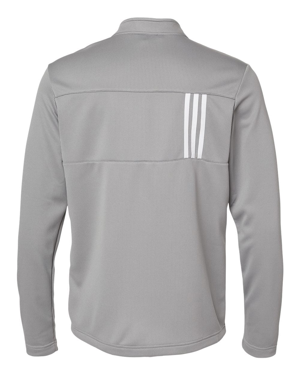 THS- Adidas 3-Stripes Double Knit Quarter-Zip Pullover