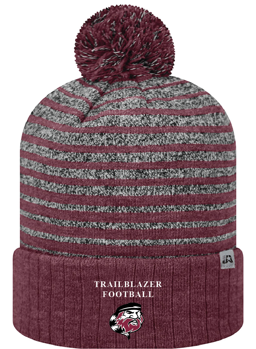 THS Football Beanie with Pom (UNISEX)