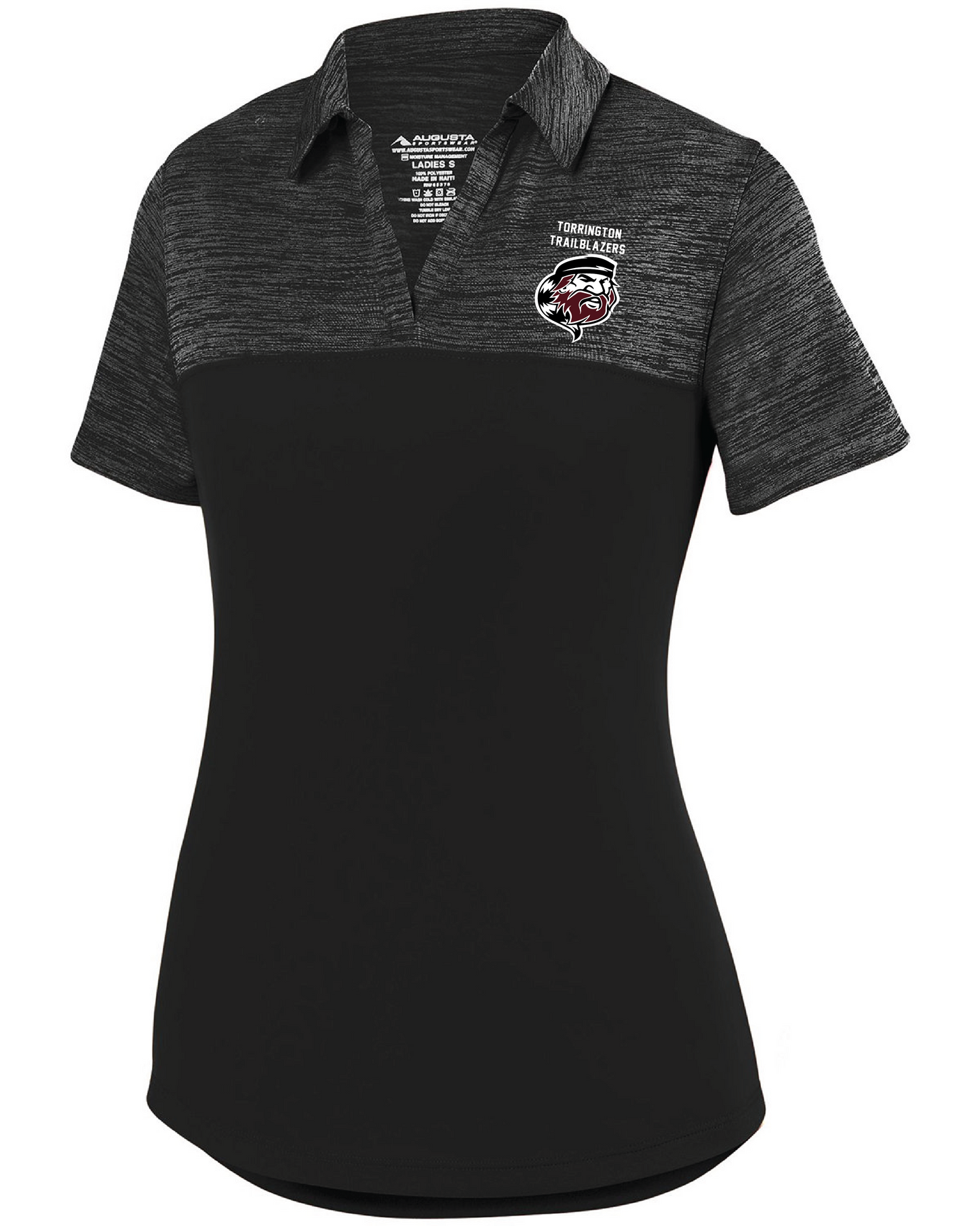 THS- Women's- Augusta Sportswear Ladies' Shadow Tonal Heather Polo