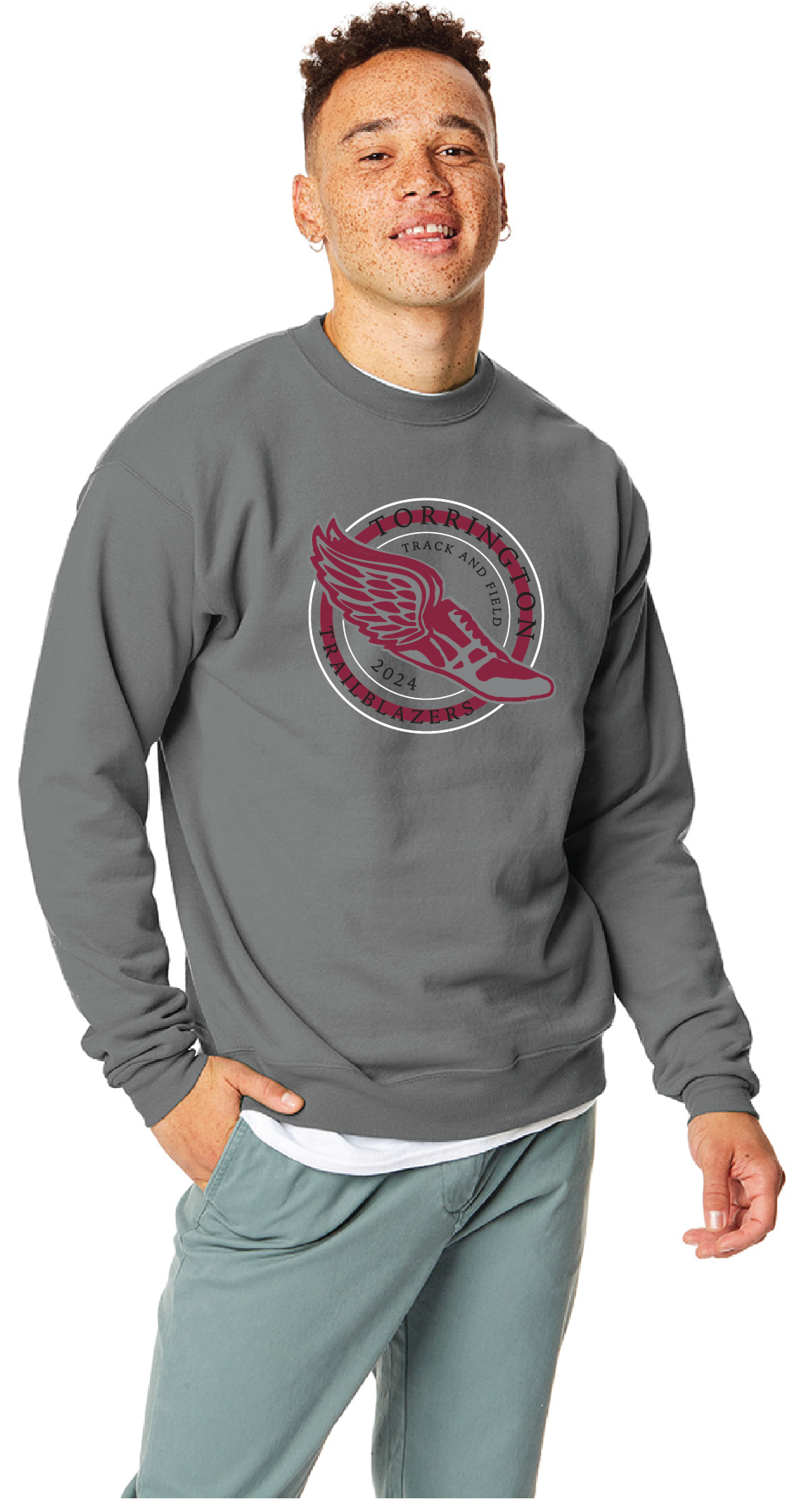 THS  Track & Field Circle  Logo Sweat Shirt