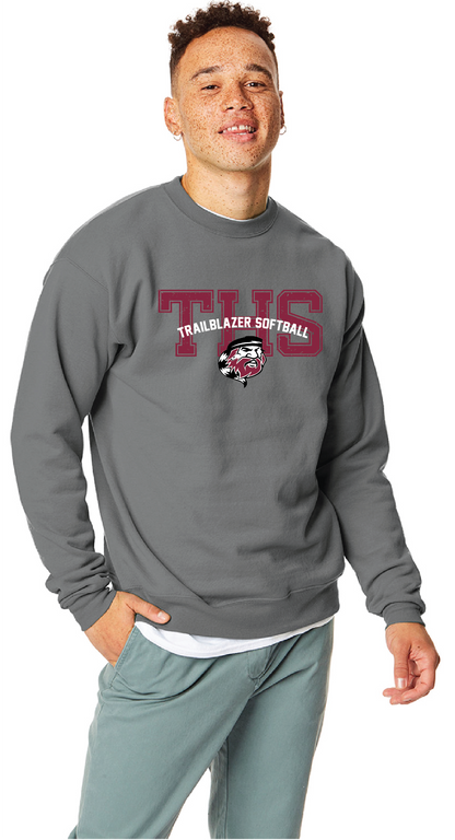 THS Softball Arch  Logo Sweat Shirt