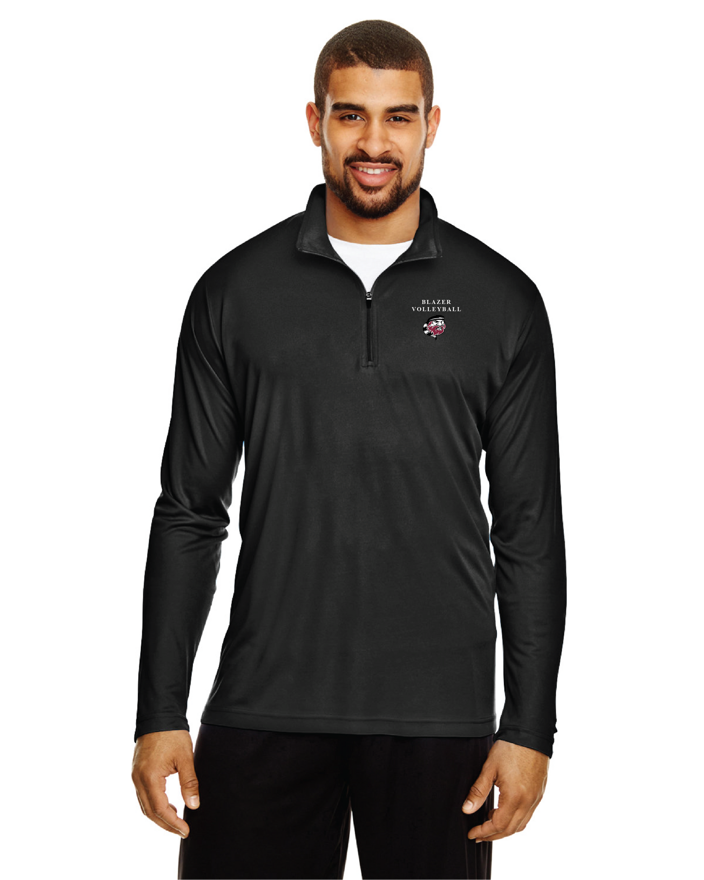 Men's Performance quarter zip long sleeve shirt (THS VB 2023)