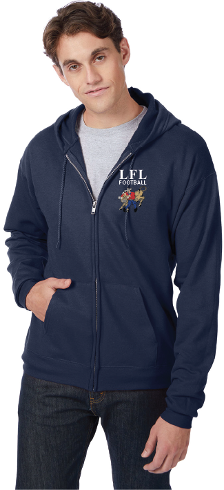 LFL Football Unisex Full Zip Hoodie