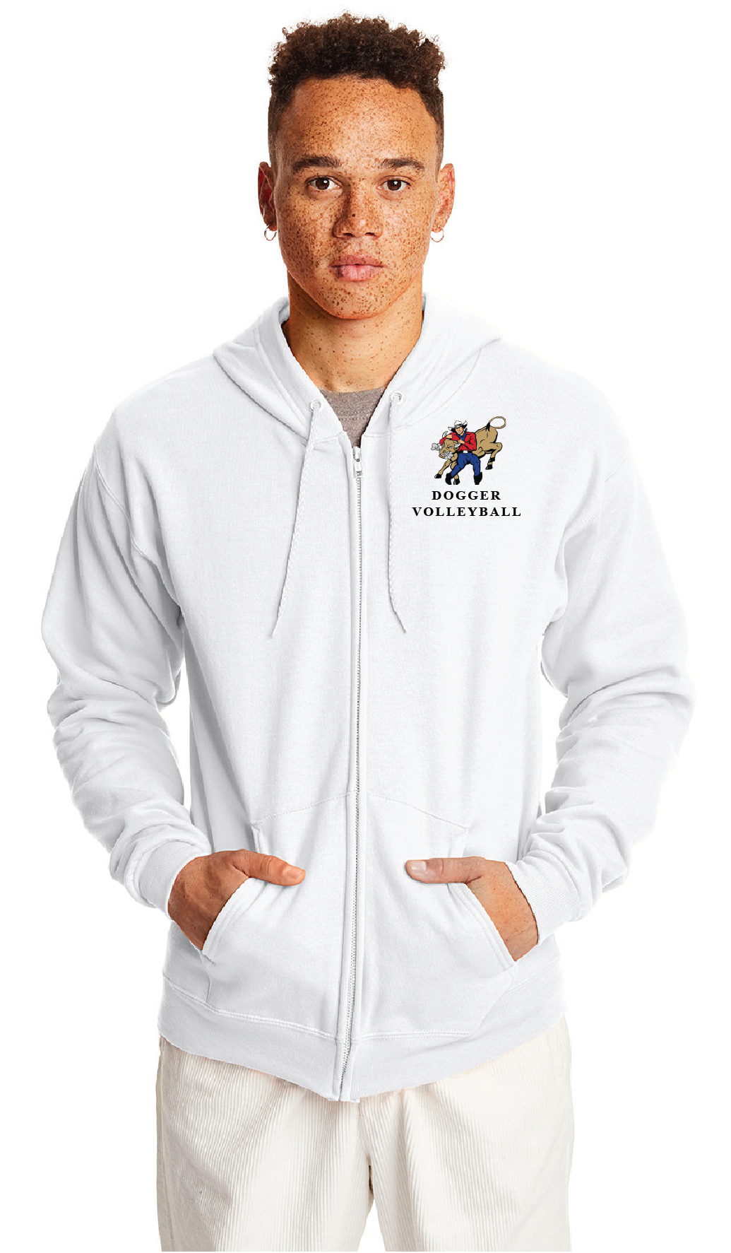 LFL Dogger Volleyball Full Zip Hoodie (Dogger Volleyball 2023)