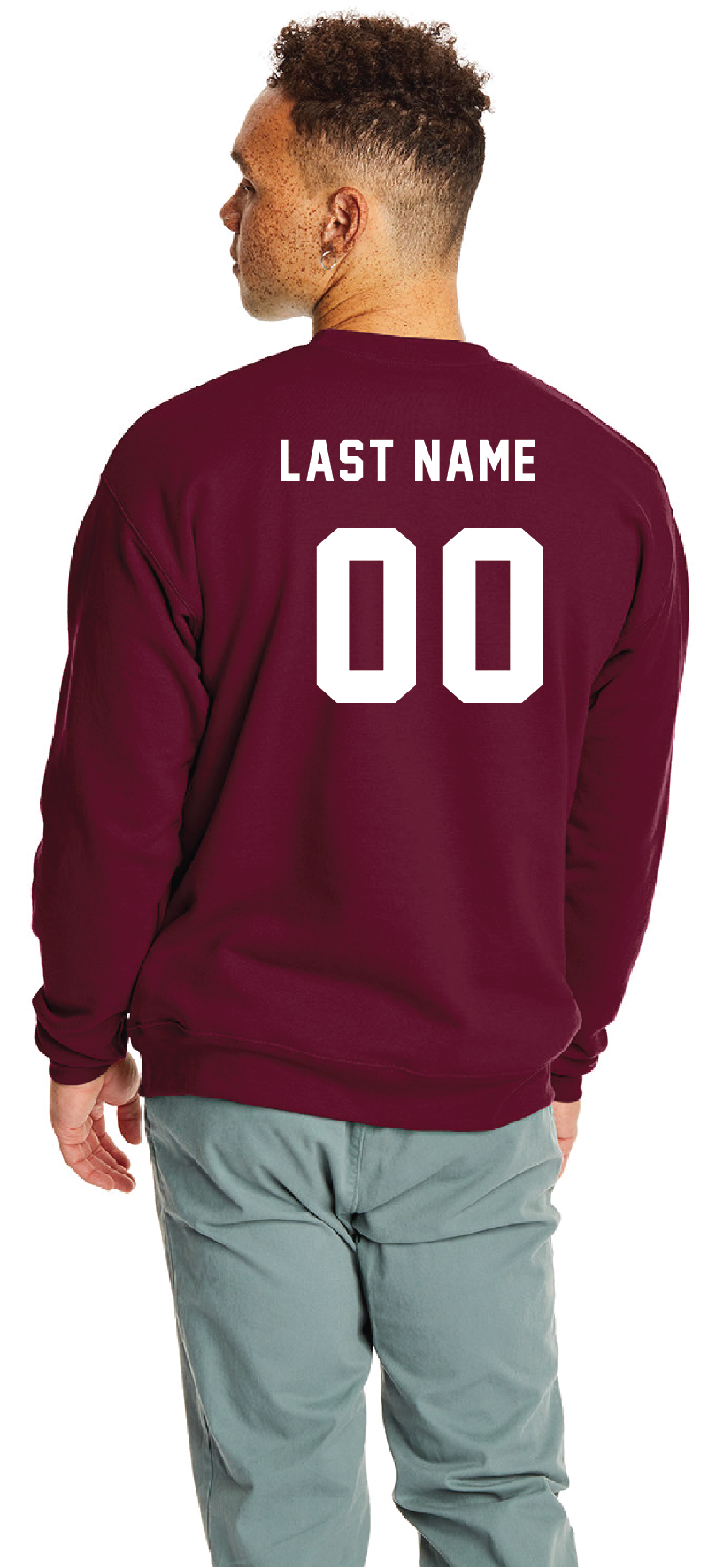 THS Softball Arch  Logo Sweat Shirt