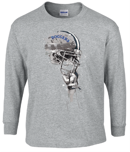 LFL Football Helmet Long Sleeve T-Shirt (UNISEX)