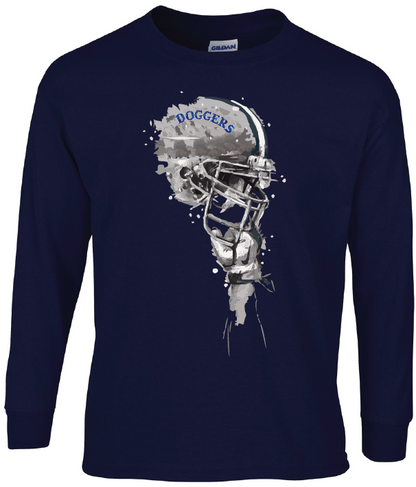 LFL Football Helmet Long Sleeve T-Shirt (UNISEX)