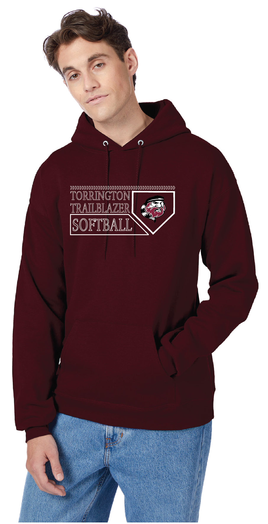 THS  Softball Base Logo Sweat Shirt