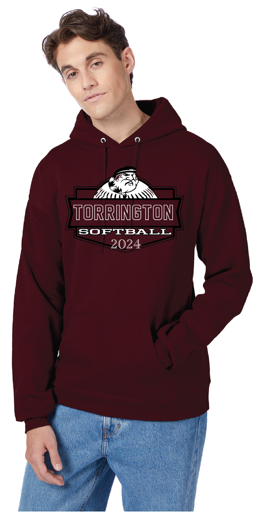 THS  Softball Shield  Logo Sweat Shirt