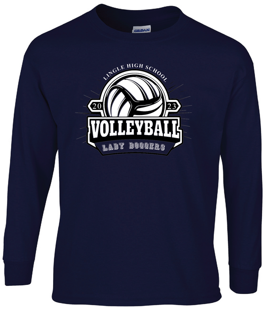 Doggers Volleyball Long Sleeve T-Shirt (Doggers Volleyball 2023)