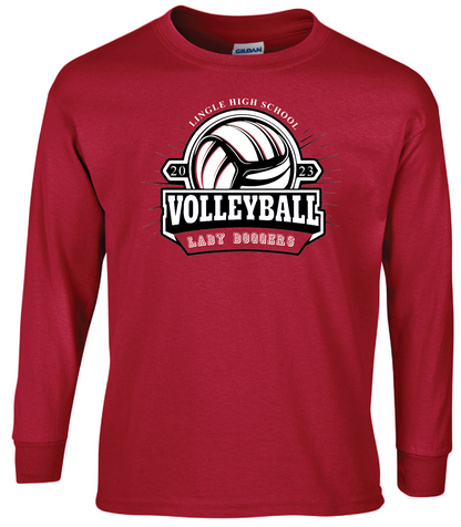 Doggers Volleyball Long Sleeve T-Shirt (Doggers Volleyball 2023)