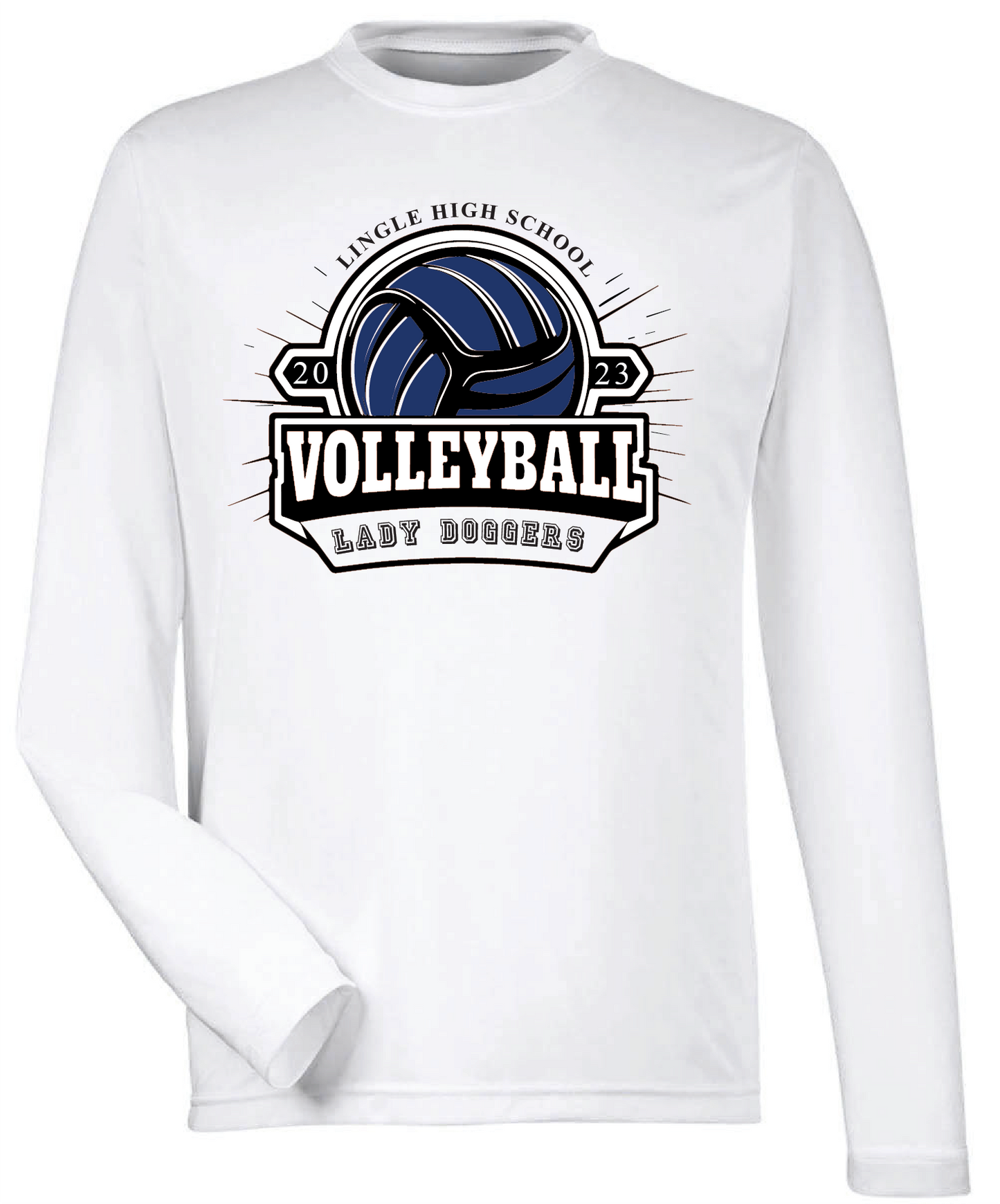 Doggers Volleyball Long Sleeve T-Shirt (Doggers Volleyball 2023)