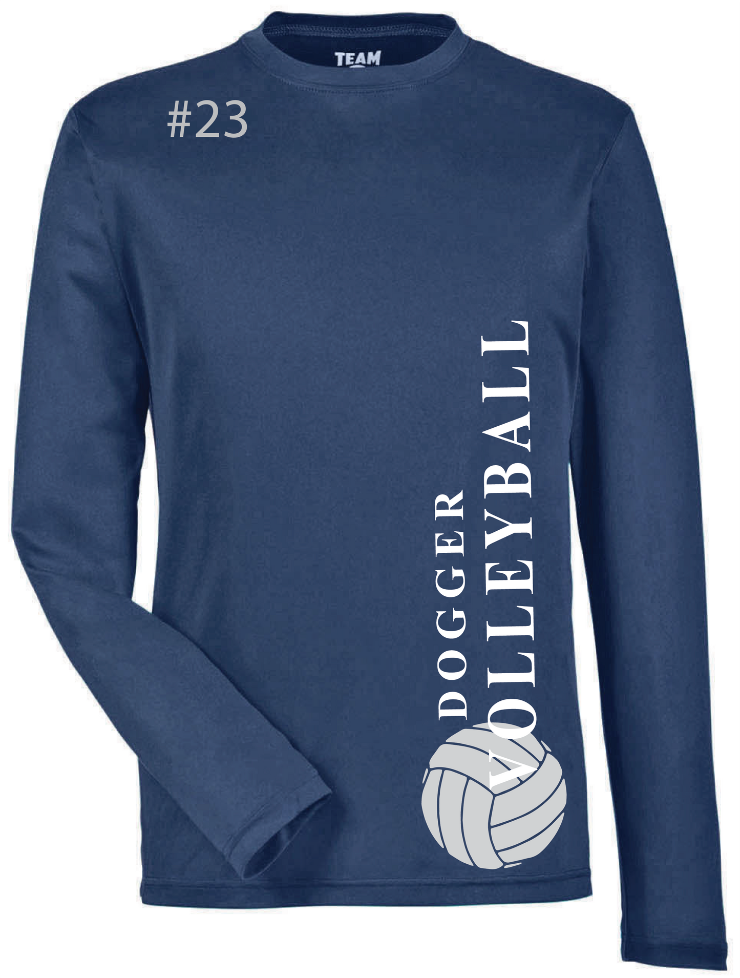 Dogger Volleyball Moisture Wicking Long Sleeve Shirt (Dogger Volleyball 2023)