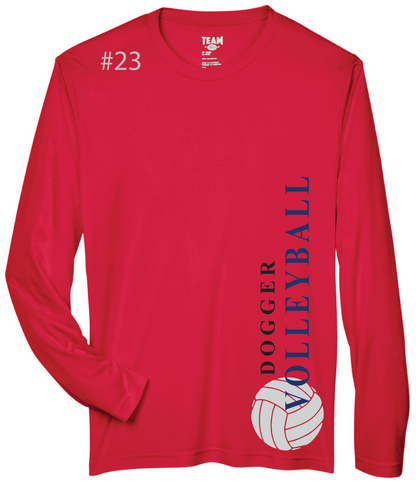 Dogger Volleyball Moisture Wicking Long Sleeve Shirt (Dogger Volleyball 2023)