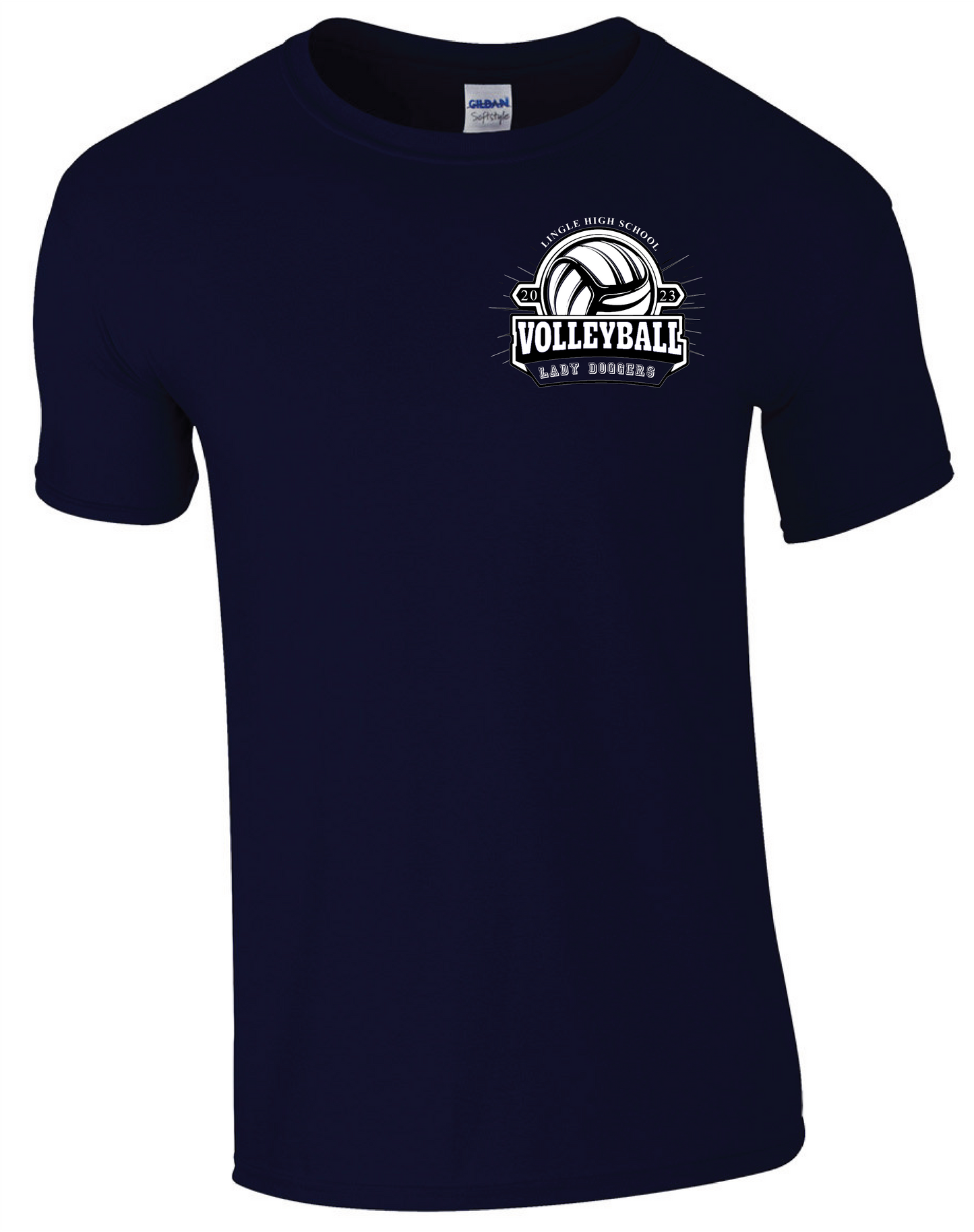 Doggers Volleyball T-Shirt Dual Logo (Doggers Volleyball 2023)