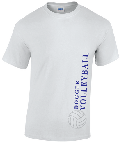 Doggers Volleyball T-Shirt with Vertical Logo (Doggers Volleyball 2023)