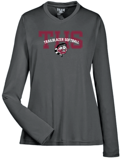 THS Softball Arch Logo Moisture Wicking Shirt