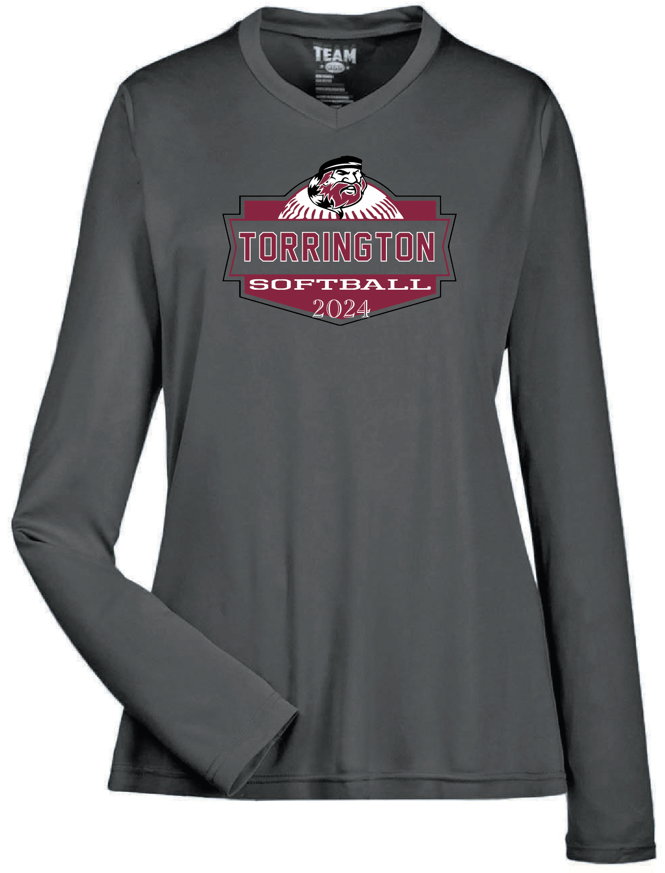 THS Softball Shield Logo Moisture Wicking Shirt