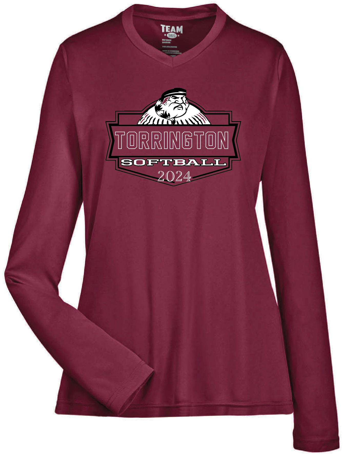 THS Softball Shield Logo Moisture Wicking Shirt