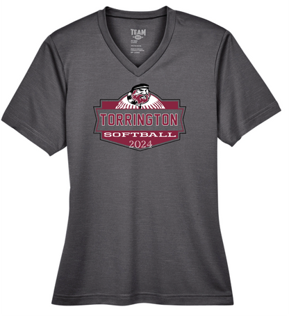 THS Softball Shield Logo Moisture Wicking Shirt