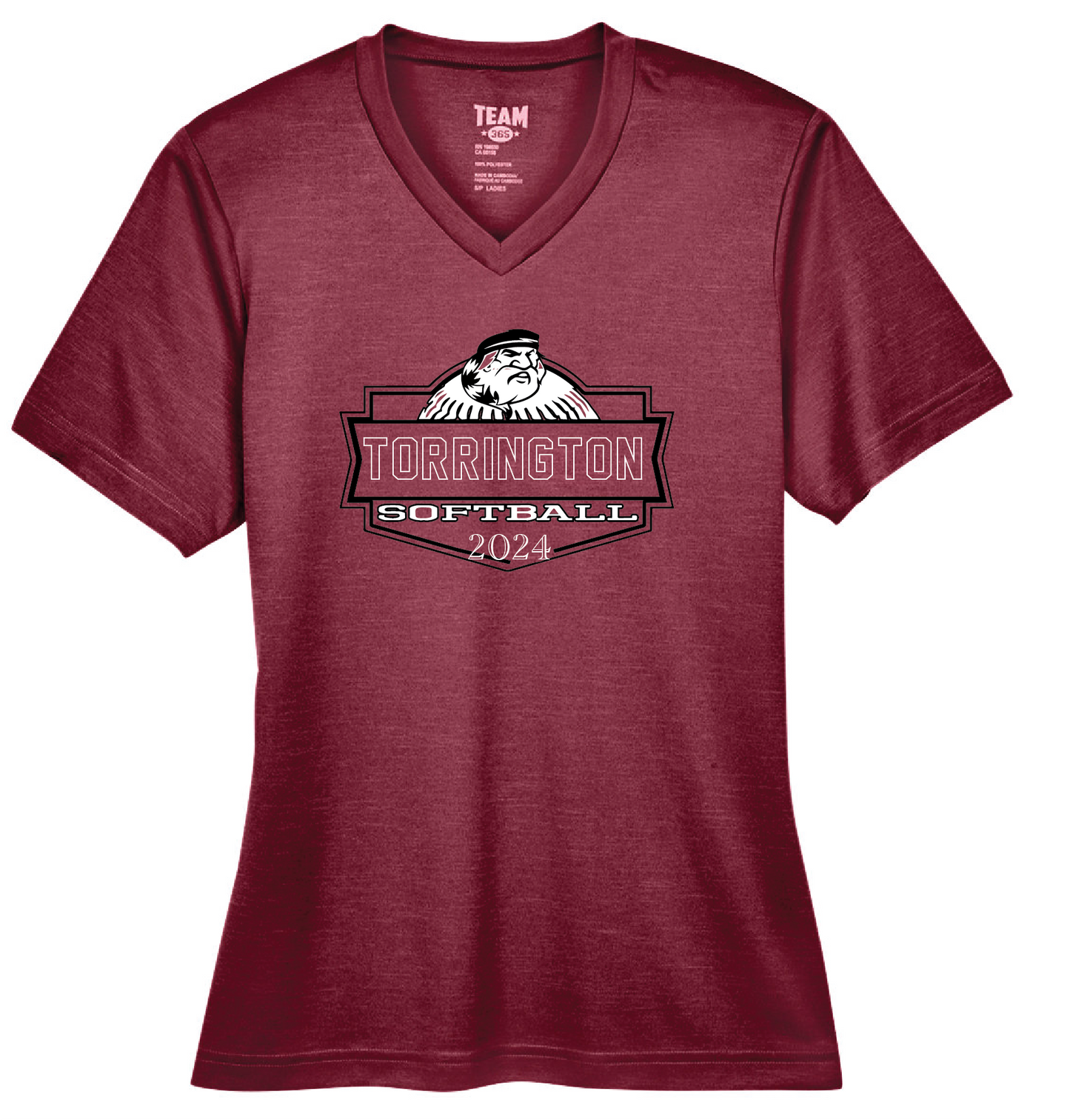 THS Softball Shield Logo Moisture Wicking Shirt