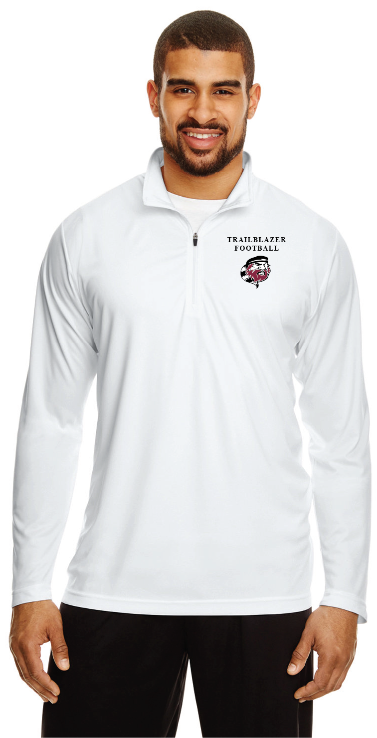 THS Football Men's Moisture Wicking Quarter Zip Long Sleeve