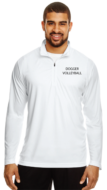 Mens Moisture Wicking Long Sleeve Quarter Zip (Doggers Volleyball 2023)