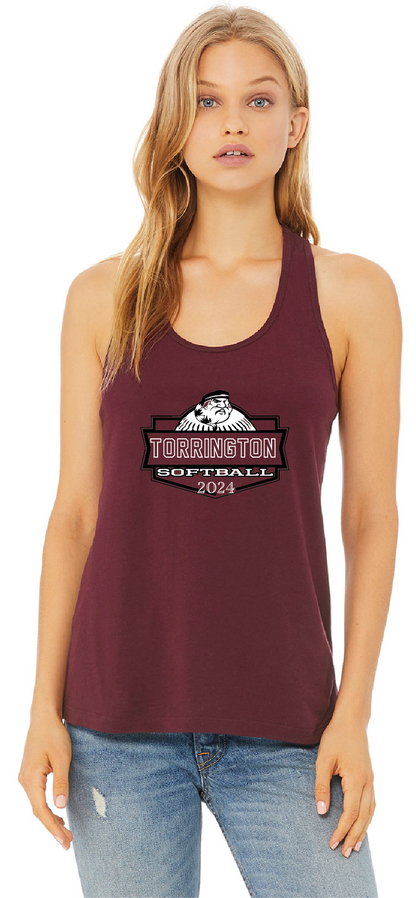 THS Softball Shield Logo Tank Top