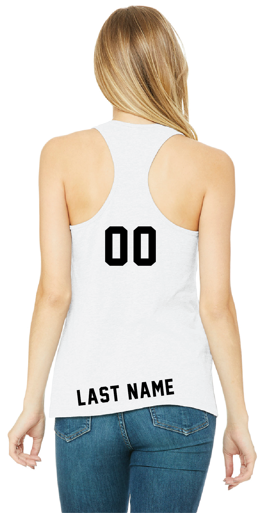 THS Softball Arch Circle Logo Tank Top