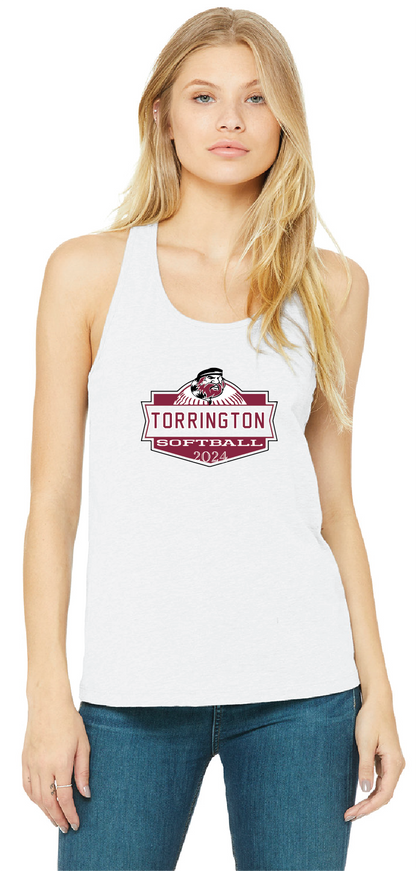 THS Softball Shield Logo Tank Top