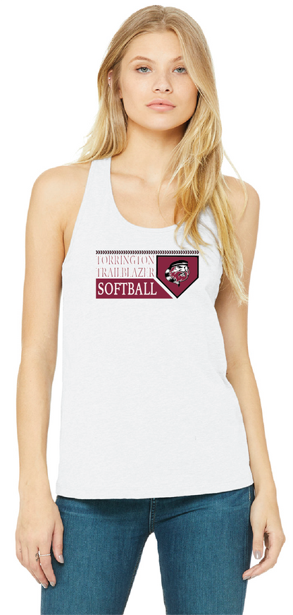 THS Softball Base Logo Tank Top