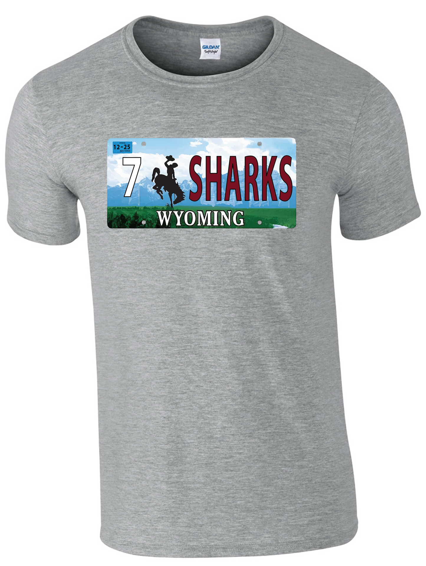 Sharks County 7 Plates Tee