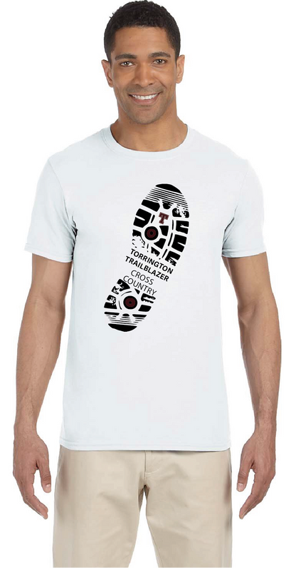 Trailblazer Shoe Print Cross-Country T-Shirt (Unisex)