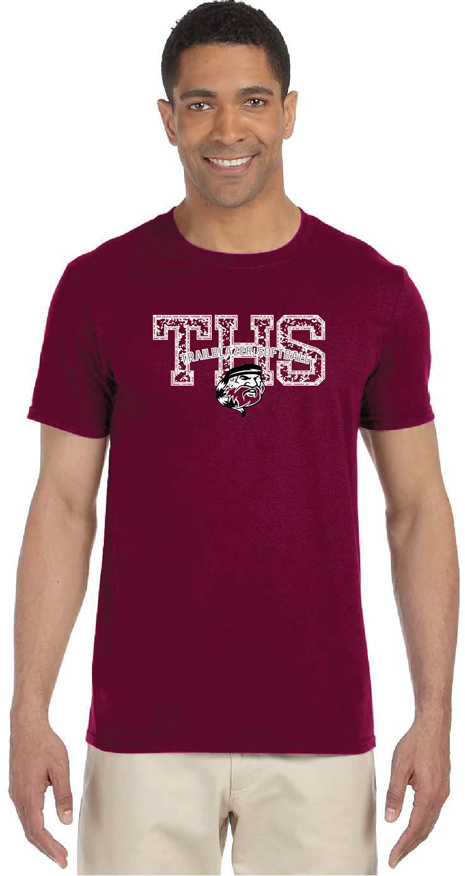 THS Softball Arch Logo T-Shirt