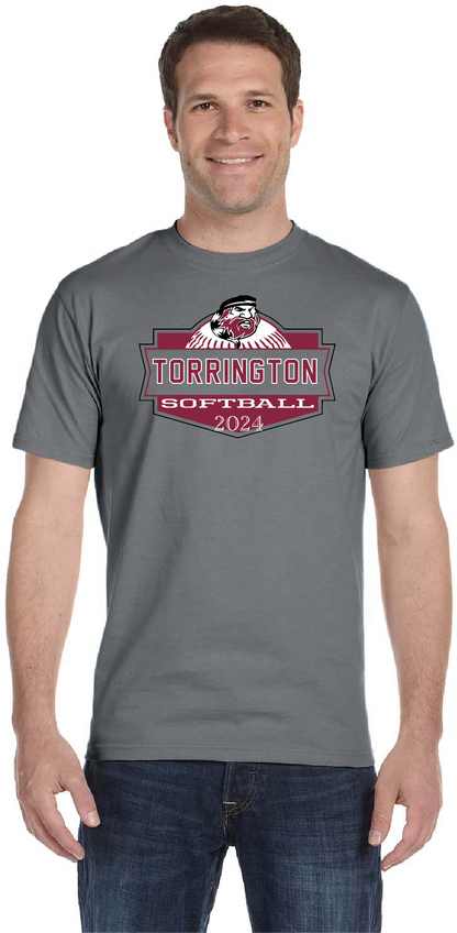 THS Softball Shield  Logo T-Shirt