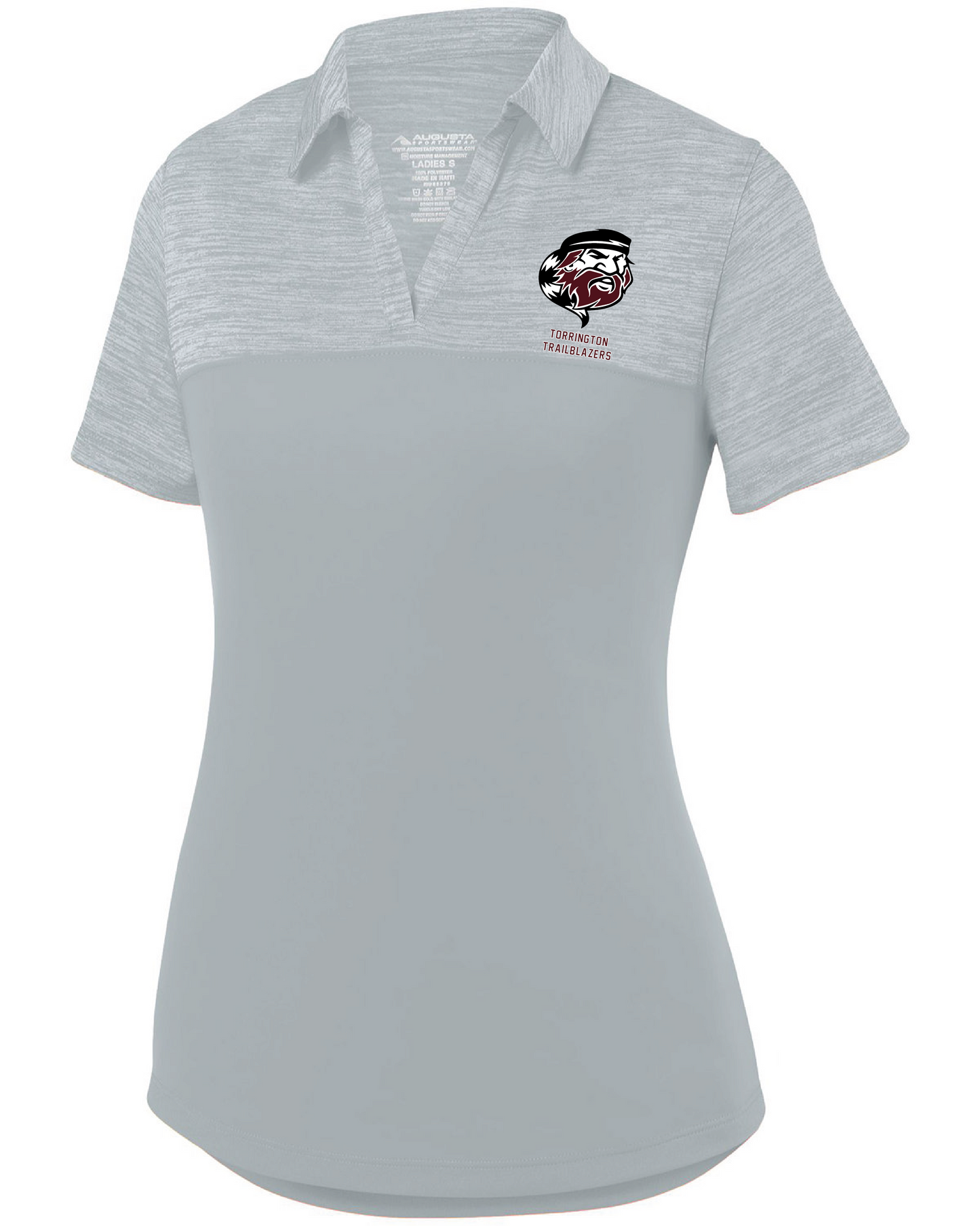 THS- Women's- Augusta Sportswear Ladies' Shadow Tonal Heather Polo