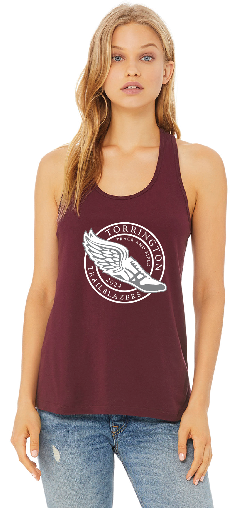 THS Track & Field Circle Logo Tank Top