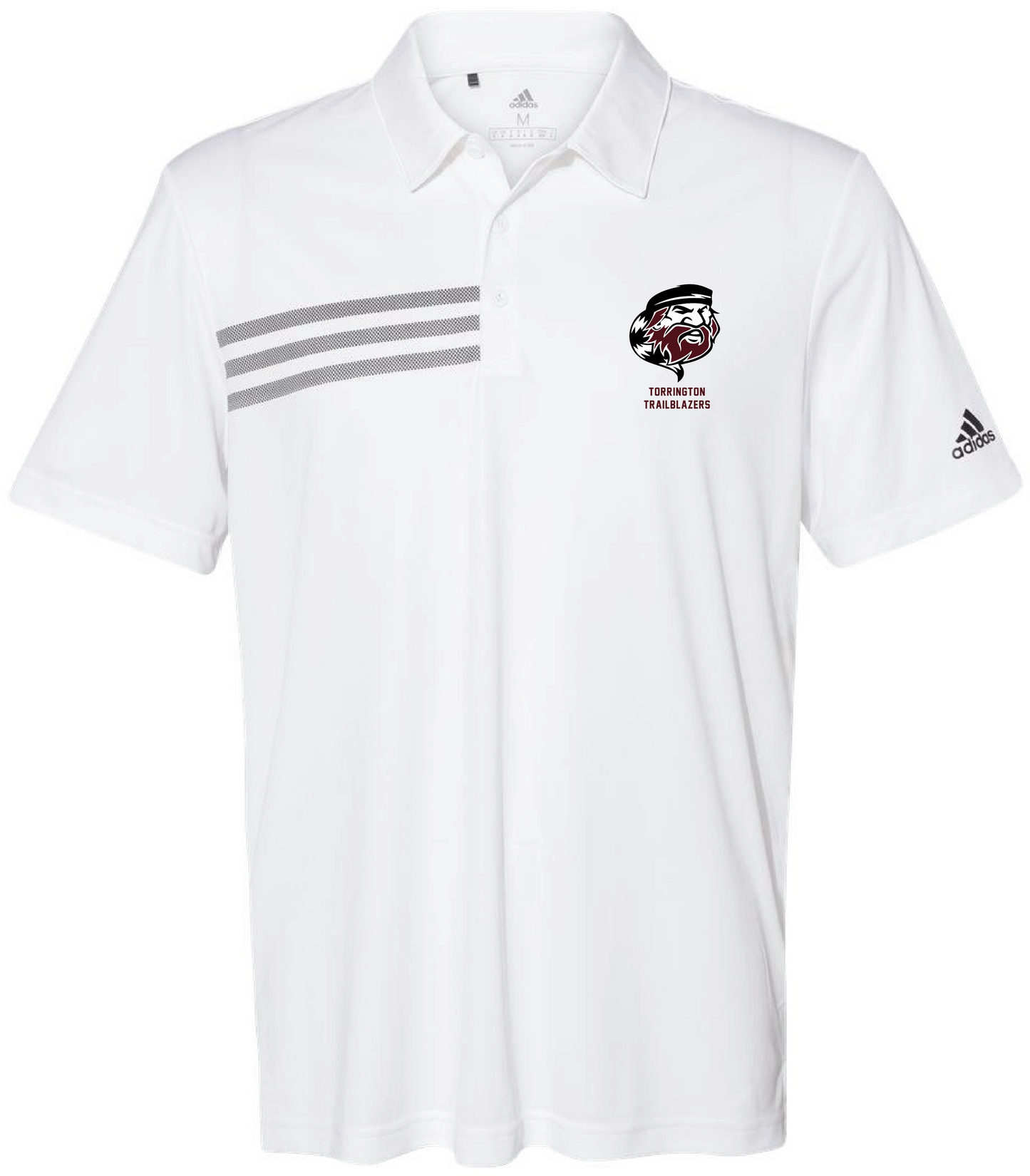 THS- Adidas A324 Men's 3-Stripes Chest Polo