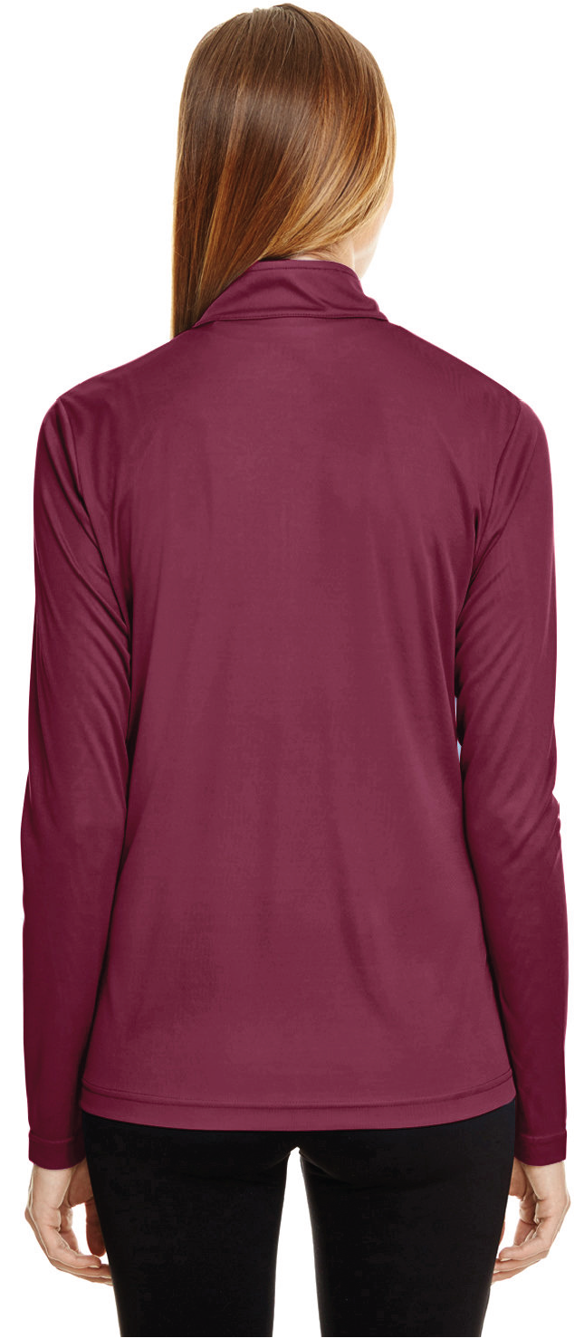 THS Football Ladies Moisture Wicking Quarter Zip Long Sleeve