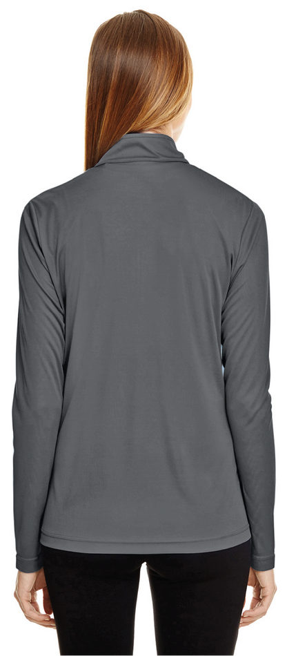 THS Football Ladies Moisture Wicking Quarter Zip Long Sleeve