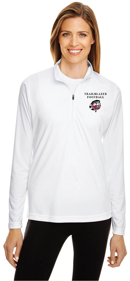 THS Football Ladies Moisture Wicking Quarter Zip Long Sleeve