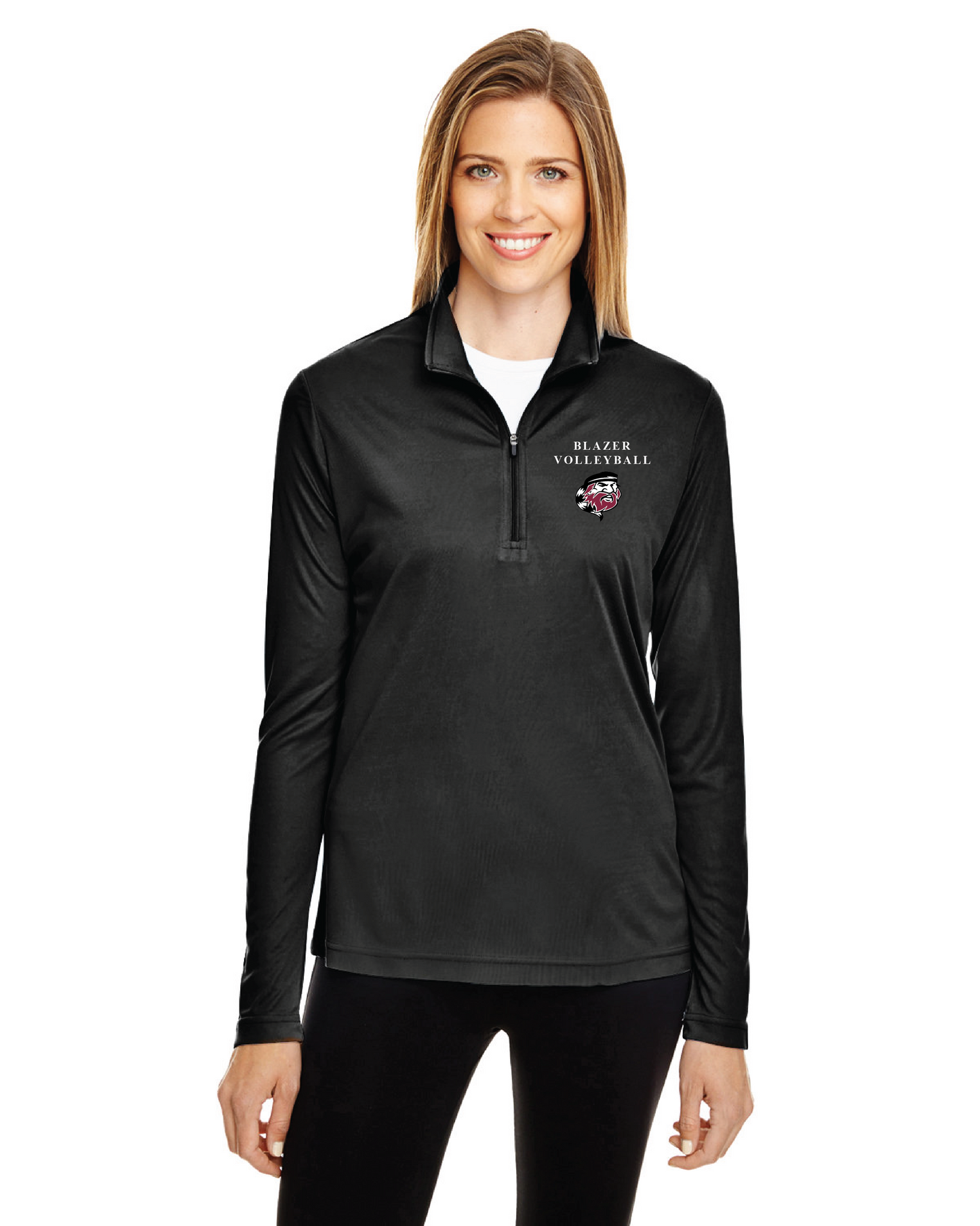 Women's Performance quarter zip long sleeve shirt (THS VB 2023)