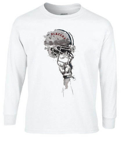 THS Football Helmet Long Sleeve T-Shirt (UNISEX)