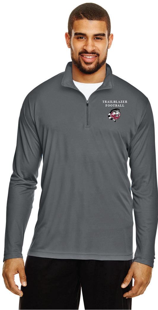 THS Football Men's Moisture Wicking Quarter Zip Long Sleeve