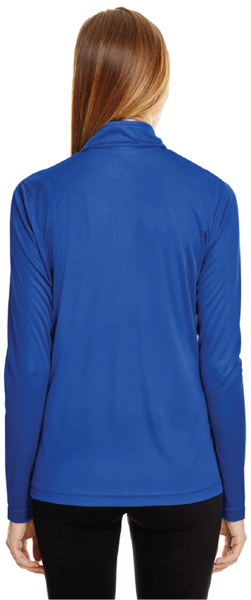 LFL Football Ladies Moisture Wicking Quarter Zip Long Sleeve